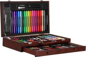 Springos Zestaw artystyczny 130 elem. walizka do malowania dla dzieci z przyborami UNIWERSALNY 24