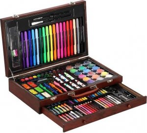 Springos Zestaw artystyczny 130 elem. walizka do malowania dla dzieci z przyborami UNIWERSALNY 26