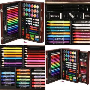 Springos Zestaw artystyczny 130 elem. walizka do malowania dla dzieci z przyborami UNIWERSALNY 27