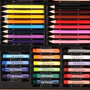 Springos Zestaw artystyczny 130 elem. walizka do malowania dla dzieci z przyborami UNIWERSALNY 8