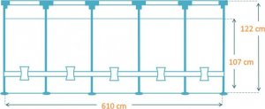 Intex BASEN stelażowy ULTRA 610x122 cm 5w1 INTEX w 24H! 3