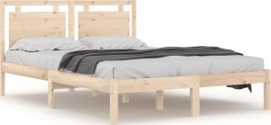 vidaXL vidaXL Rama łóżka, lite drewno, 150x200 cm, King Size 2