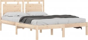 vidaXL vidaXL Rama łóżka, lite drewno, 150x200 cm, King Size 3