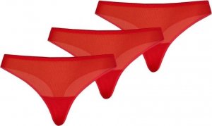 Teyli Wielopak stringów damskich Nikola czerwony Czerwony XS 1