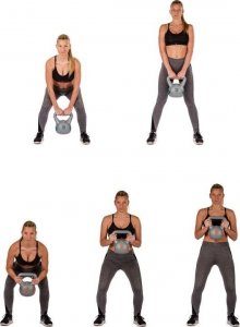 Kettlebell Movit MOVIT Hantle Kettlebell - 20 kg, czarny 3