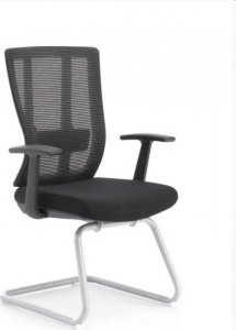 Krzesło biurowe WolgaWave Krzesło biurowe Delaware SKID - czarne 1