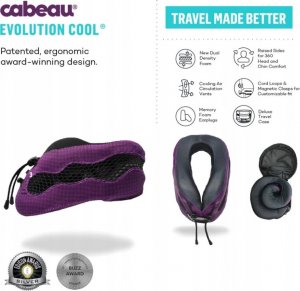 Cabeau Poduszka na szyję podróżna Evo Cool czarny 5
