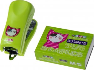 M&G Zszywacz mini So Many Cats +zszywki 24/6 MG 3