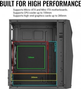 Obudowa Aerocool Raider Mini (AEROPGSRAIDER-M-G-V3) 7