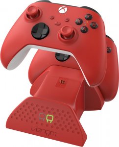 Venom Podwójna stacja dokującą do padów Xbox One/Xbox Series czerwona + 2 akumulatory 2