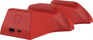 Venom Podwójna stacja dokującą do padów Xbox One/Xbox Series czerwona + 2 akumulatory 4