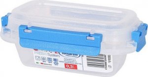Tontarelli Hermetyczne pudełko na lunch Fresh System Tontarelli 0,3 L Plastikowy Przezroczysty (9,5 x 14 x 5,7 cm) 1