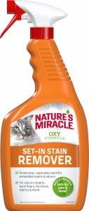 Zolux Nature's Miracle Set-In Stain Remover Cat 709ml - środek do usuwania starych plam po moczu i odchodach kota 1
