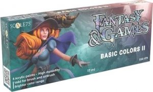 Scale75 Scale75: Fantasy & Games - Paint Set - Basic Colors II 1