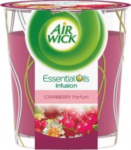 Reckitt Benckiser Air Wick Essential Oils Cranberry Świeca Zapachowa 105 g 1