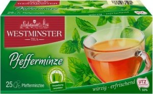 Aldi Westminster Pfefferminze Herbata Miętowa 25 szt. 1