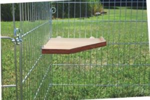 Trixie Natural Living półka do klatki dla chomików i myszy, 17 × 17 cm 2