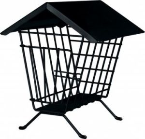 Trixie Pasieka stojąca, metalowa, 20 × 23 × 20 cm, czarna 1