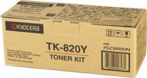Toner Kyocera TK-820Y Toner Kit gelb - 1T02HPAEU0 1