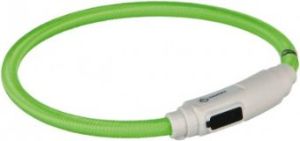 Trixie Pierścień z lampą błyskową USB dla kotów,35 cm/o 7 mm,zielony 1