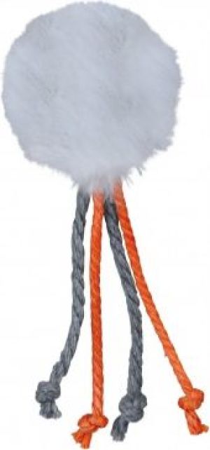 Trixie PIŁKI PLUSZOWE Z DZWONKIEM I SZNURKAMI 1szt. 3