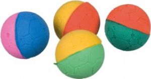 Trixie Piłki miękkie kolorowe, 4.3cm, 4szt 1