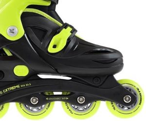 Rolki Nils Extreme NJ0321 rekreacyjne regulowane zielone r. 26-30 9