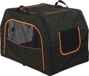 Trixie Box transportowy rozszerzany M: 84 × 54 × 55 cm, czarno-pomarańczowy 1