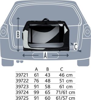 Trixie Box Transportowy "Vario" Podwójny 91x60x61/57 cm 5
