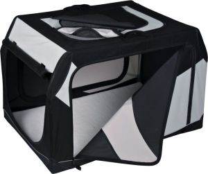 Trixie Box Transportowy "Vario" 91cm Nylon Czarno-szary 1