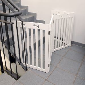 Trixie Barierka drewniana 4-częściowa 60–160×75 cm biała 2