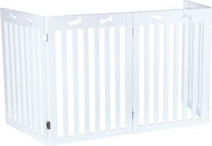 Trixie Barierka drewniana 4-częściowa 60–160×75 cm biała 4