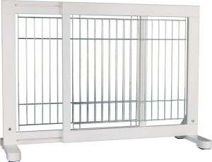 Trixie Barierka metalowa 65–108×61×31 cm biała 2