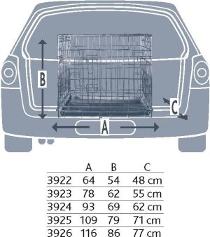 Trixie KLATKA DO TRANSPORTU 116 × 86 × 77 cm 2