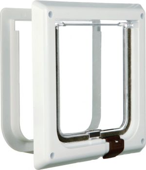 Trixie DRZWI WAHADŁOWE DLA KOTA (BIAŁE) 13mm 2