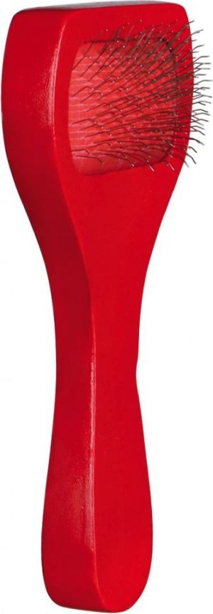 Trixie MIĘKKA SZCZOTKA Z DREWNA (DRUCIANE WŁOSIE) 6 x 16 cm 2