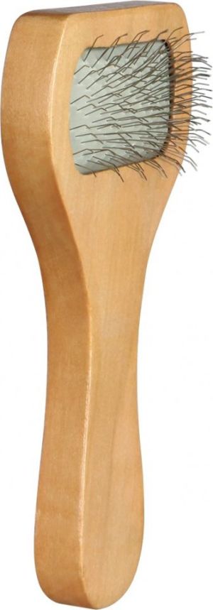 Trixie MIĘKKA SZCZOTKA Z DREWNA (DRUCIANE WŁOSIE) 6 x 16 cm 3