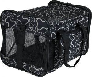 Trixie Torba Na Psa 42x27x26cm Czarna Z Białym Motywem 2