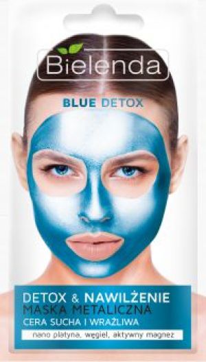 Bielenda Blue Detox Detoksykująca maseczka do cery suchej i wrażliwej 8g 1