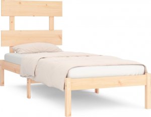 vidaXL vidaXL Rama łóżka, lite drewno, 90x190 cm, pojedyncza 2