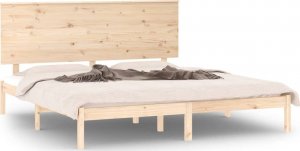 vidaXL vidaXL Rama łóżka, lite drewno sosnowe, 200x200 cm 2