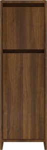 vidaXL vidaXL Szafka łazienkowa, brązowy dąb, 30x30x95 cm 3