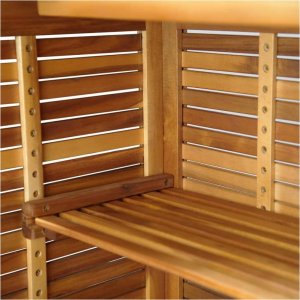 vidaXL vidaXL 3-cz. zestaw ogrodowych mebli barowych, lite drewno akacjowe 7