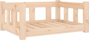 vidaXL vidaXL Legowisko dla psa, 65,5x50,5x28 cm, lite drewno sosnowe 2