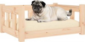 vidaXL vidaXL Legowisko dla psa, 65,5x50,5x28 cm, lite drewno sosnowe 3