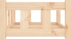 vidaXL vidaXL Legowisko dla psa, 65,5x50,5x28 cm, lite drewno sosnowe 5