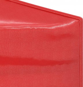 vidaXL Składany namiot imprezowy ze ściankami, czerwony, 3x3 m 5