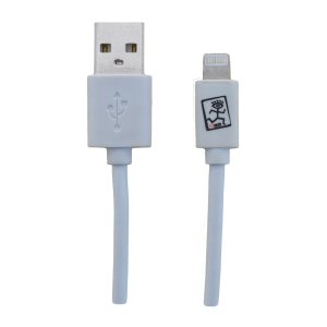 Kabel USB 2GO USB-A - Lightning 1 m Biały (795781) 1