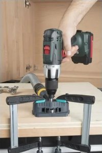 Wolfcraft Adapter do podłączenia odkurzacza (celem odprowadzenia wiórów, pyłu), Wolfcraft 2