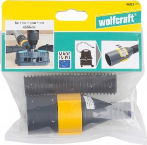 Wolfcraft Adapter do podłączenia odkurzacza (celem odprowadzenia wiórów, pyłu), Wolfcraft 4